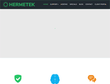 Tablet Screenshot of hermetek.com